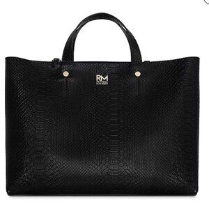 NWT RM REBECCA MINKOFF Madison Black Tote Crossbody Handbag & Pouch